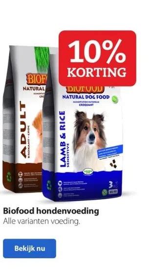 Biofood Hondenvoeding Aanbieding Bij Boerenbond