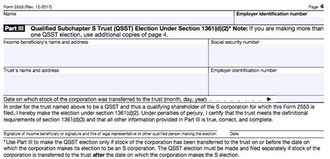 IRS Form 2553 Instructions How And Where To File LaptrinhX