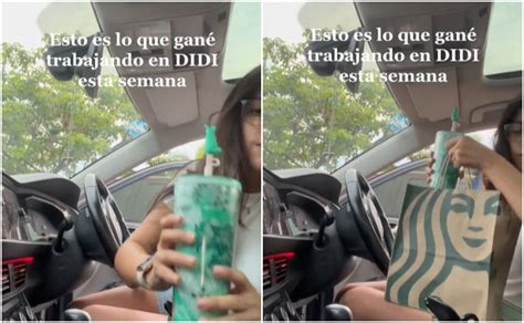 Video Conductora de DiDi revela cuánto llega a ganar en una semana