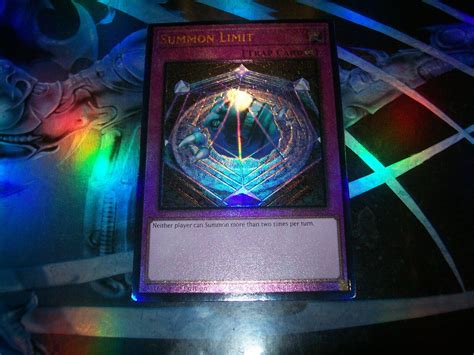 Summon Limit 1st Edition Prismatic Ultimate Rare Ra01 En019 Yu Gi Oh