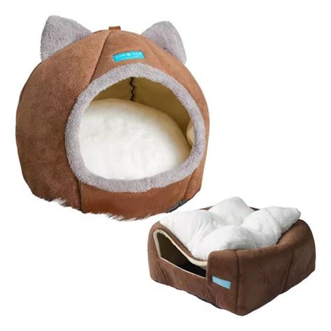 Cama Casa Toca Iglu Tenda Caminha Cabana Para Gatos Pet X Mercadolibre