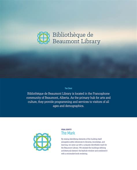 Bibliothèque de Beaumont Library on Behance