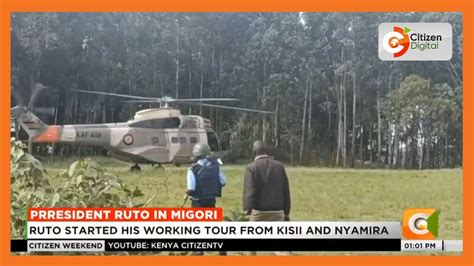 President William Ruto Visits Migori County For His Third Day Tour Of