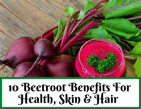 10 Beetroot Benefits For Health, Skin & Hair (Nutritional Value ...