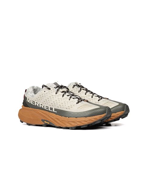 SHOES MERRELL AGILITY PEAK 5 OYSTER OLIVE Babelshops