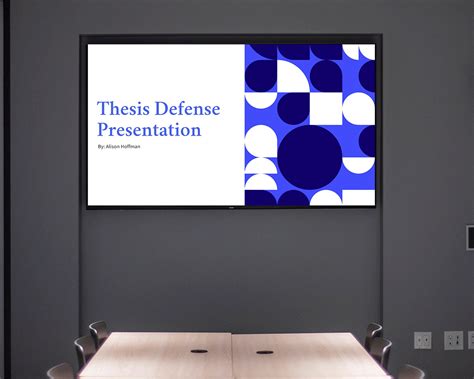 How To Pull Off Your Thesis Defense With A Great Presentation The