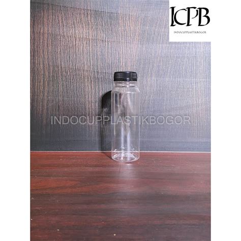 Jual Botol Kale Ml Botol Plastik Clear Tutup Warna Hitam Dan