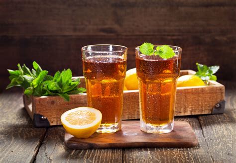 Lemon Cold Iced Tea Stock Photo 06 Free Download