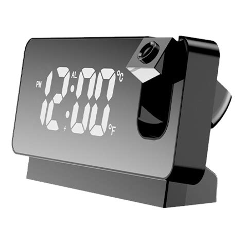 2024 Projection Alarm Clock 360 Degree Flexible Adjust Creative Led