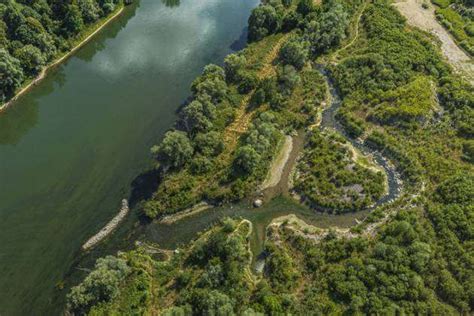 View Of Bad Abbach And The Danube Loop In Lower Bavaria The Bad Abbach