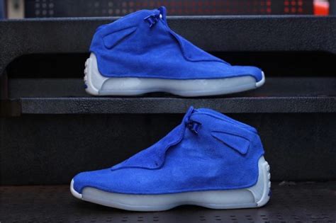 Air Jordan 18 Blue Suede Release Date - Sneaker Bar Detroit