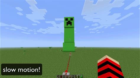 Minecraft Giant Creeper Explosion Lag Free Youtube