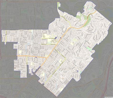 Map of North Tustin CDP