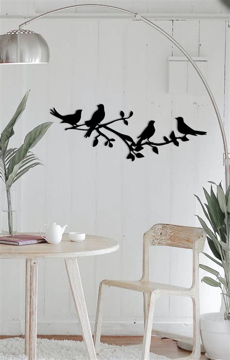 Bird Metal Art Bird Metal Tree Long Wall Art Metal Wall - Etsy in 2023 | Metal bird wall art ...