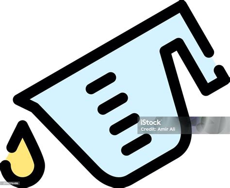 liter icon stock illustration  image  creativity design