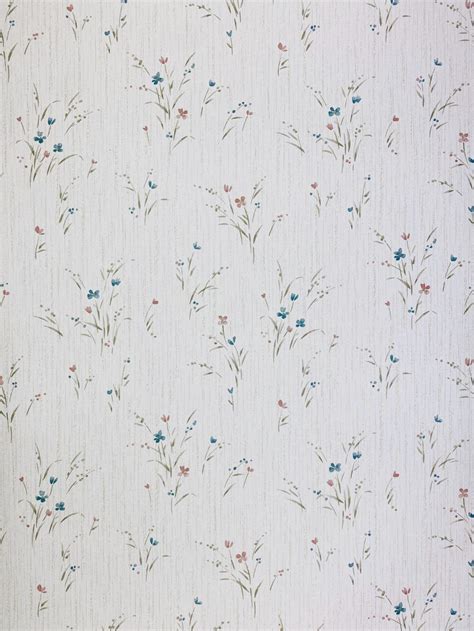 60s Floral wallpaper | Vintage Wallpapers - Online Shop