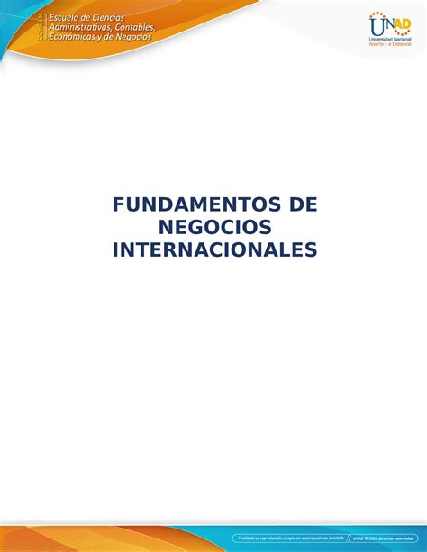 Fundamentos De Negocios Internacionales Fundamentos De Negocios