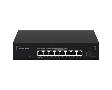 9 Ports 2 5g Unmanaged Poe Switch With 10g Sfp Actmtech