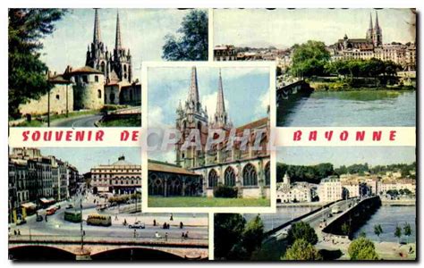 Carte Postale Ancienne Bayonne Ch Teau Vieux Le Pont Saint Esprit Et L