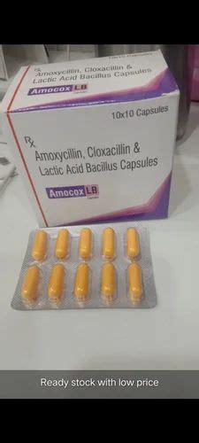 Amoxicillin Cloxacillin Capsules At Rs Box Almox Amoxicillin