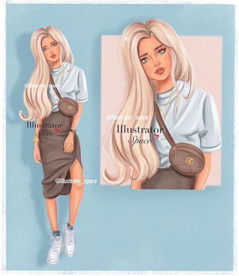 Illustrator в Instagram 💖💖💖 ⠀ Давно нарисовала эту малышку но не