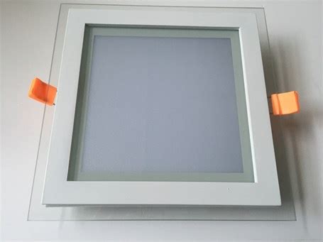 18W CAMLI KARE LED PANEL ARMATÜR BEYAZ