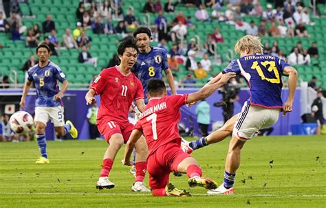 Football: Japan survive early scare to beat Vietnam 4-2 at Asian Cup