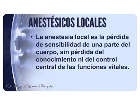 Anest Sicos Locales En Odontolog A Ppt