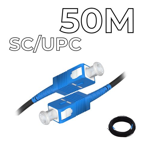 Fiber Optic Drop Cable SC UPC Connectors 50M Kosprod Dyçan i