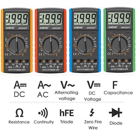 Dt A Digitale Multimeter Ac Dc Profesional Tr Grandado