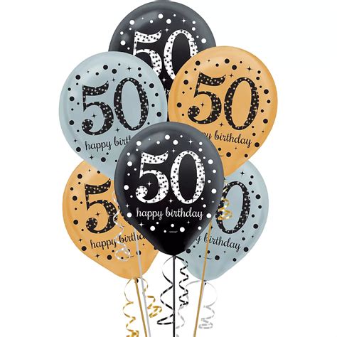 50th Birthday Balloons