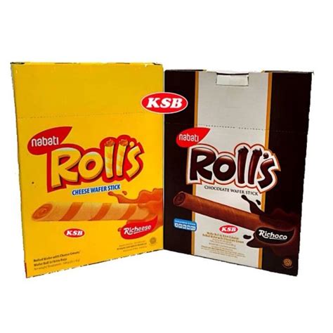 【6g X 20 Pcs】nabati Rolls Cheese Wafer Stick Richoco Richeese Shopee Malaysia