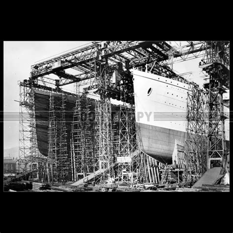 Photo B Rms Titanic Olympic White Star Line Paquebot