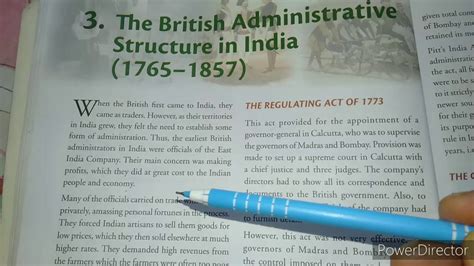 The British Administrative Structure In India Youtube