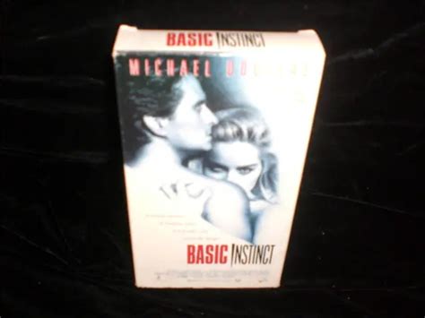 Vhs Basic Instinct Michael Douglas Sharon Stone George Dzundza