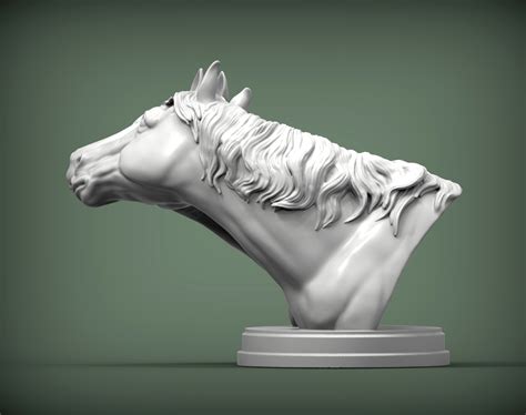 Fichier Stl Buste De Chevaux Damour Modèle Imprimé En 3d 🗿・modèle Pour