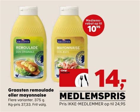 Graasten Remoulade Eller Mayonnaise Tilbud Hos SuperBrugsen