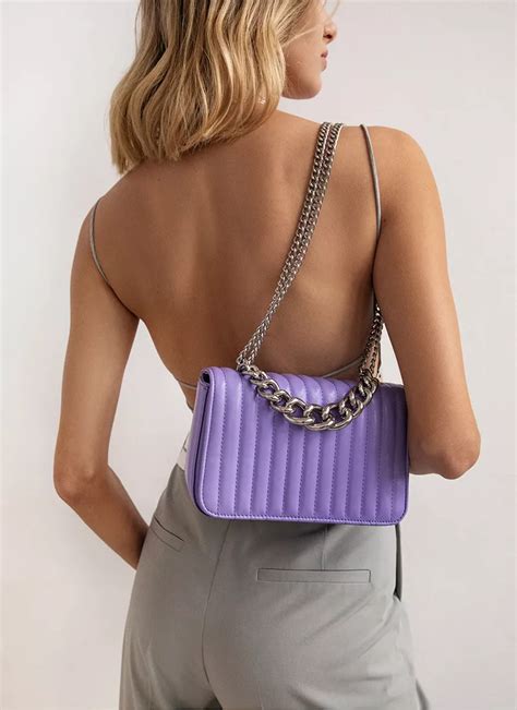 Violette Kleine Handtasche Puffy Jane Deezee Ccc