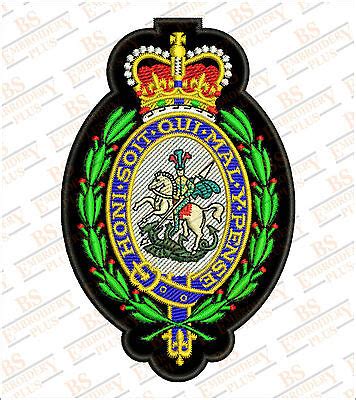 Royal Regiment of Fusiliers Embroidered Badge | eBay