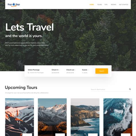 Free Travel Agency Website Templates With Premium Off