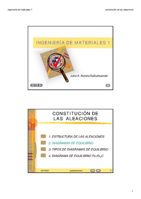 Diagramas De Equilibrio Ingenier A De Materiales Julio A