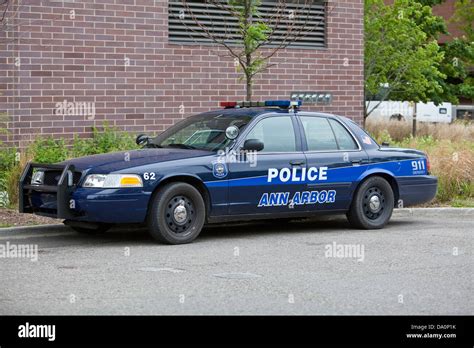 An Ann Arbor police car is seen in Ann Arbor, Michigan Stock Photo - Alamy