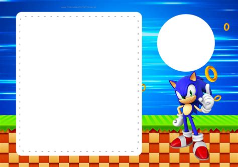 Fiesta De Sonic Invitaciones Para Imprimir Gratis Oh My Fiesta Friki