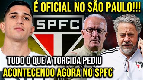 É OFICIAL NO SÃO PAULO A MUDANÇA DE PATAMAR COMEÇOU NO SPFC DO MISTER