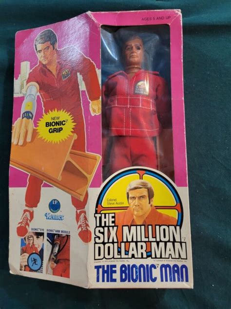 1976 Kenner Six Million Dollar Man Bionic Man With Bionic Grip Viking