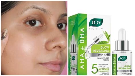 New Joy AHA BHA Glow Revealing Serum Review Shilpa Kori YouTube