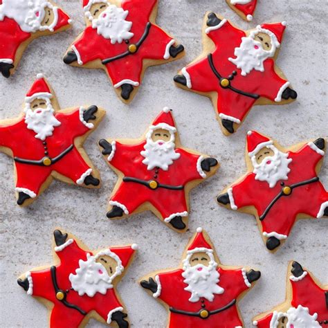 Santa Star Cookies Recipe How To Make It