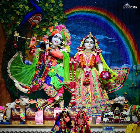 Radha Krishna Iskcon Hd Wallpaper