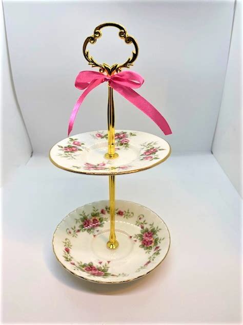 Fine Bone English China Tier Cake Display Stands Boulevard Cafe