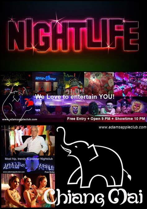 Nightlife Chiang Mai 2024 Adams Apple Club Thailand